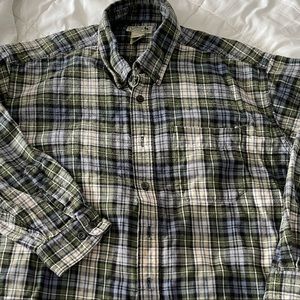 L.L.Bean FLannel XL